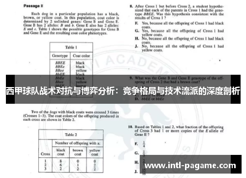 西甲球队战术对抗与博弈分析：竞争格局与技术流派的深度剖析